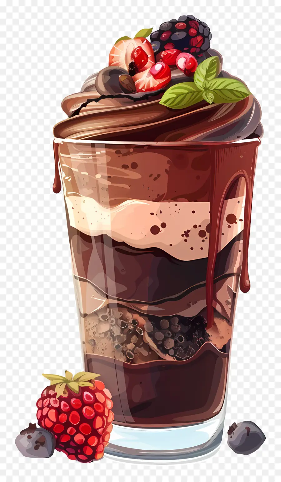 Chocolate Perfeito，Mousse De Chocolate PNG