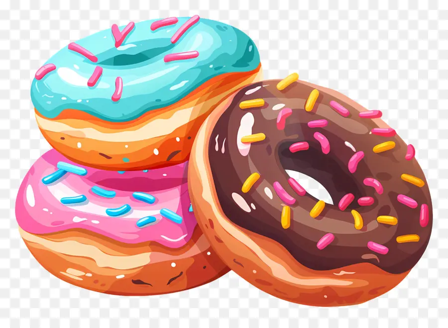 Donuts Envidraçados，Doughnuts PNG