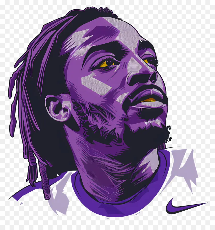 Cordarrelle Patterson，Retrato Roxo PNG