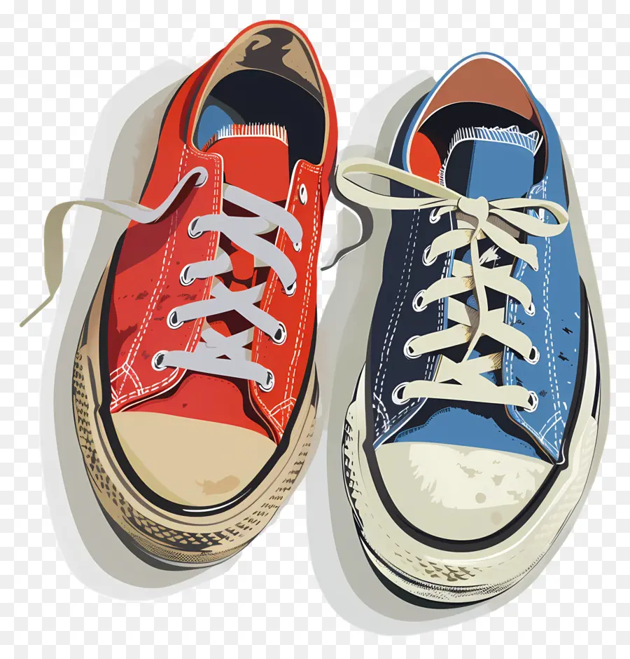Sapatos Converse Vintage，Blue Converse Shoes PNG