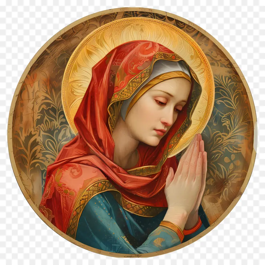 Dia De Oração，Virgem Maria PNG