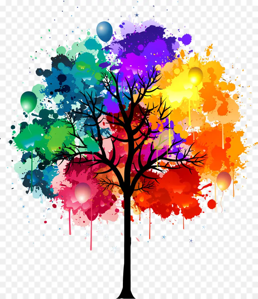 árvore，Paint PNG