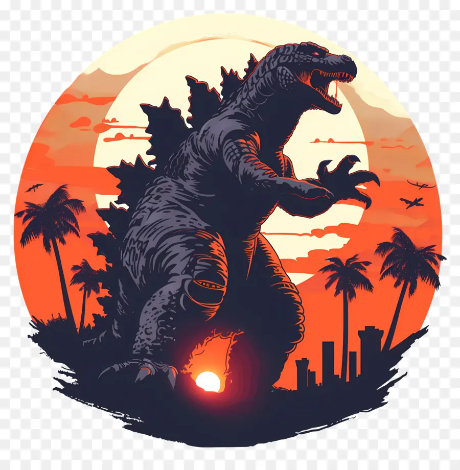 Godzilla，Monstro Gigante PNG
