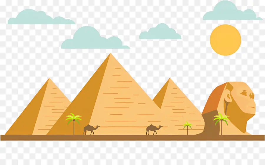 Egito，Pirâmides PNG