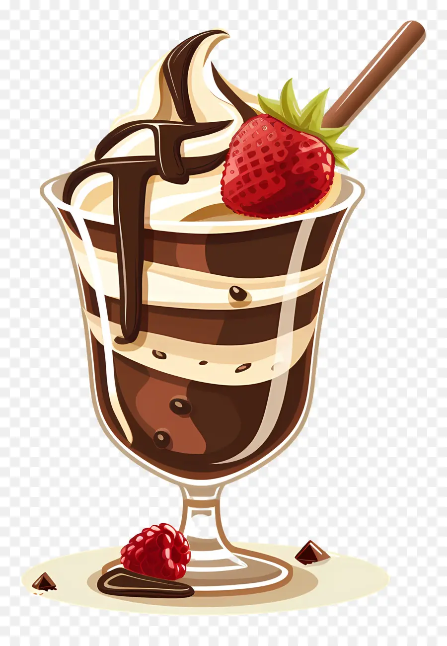 Chocolate Perfeito，Sundae PNG