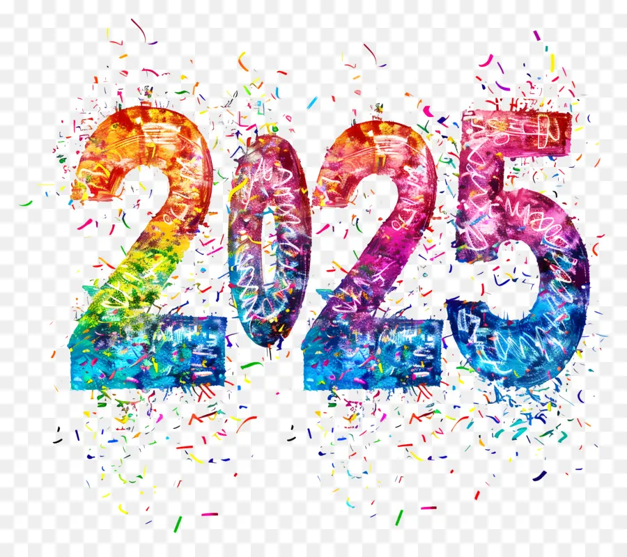 Ano Novo 2024，Dígitos PNG