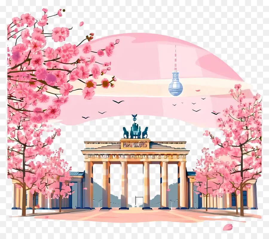Berlim，Portão De Brandemburgo PNG