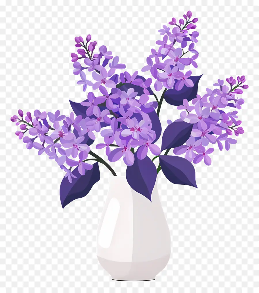 Flores Lilás，Roxo PNG