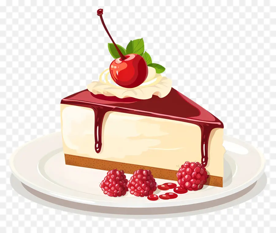 Cheesecake，Glacê De Chocolate PNG