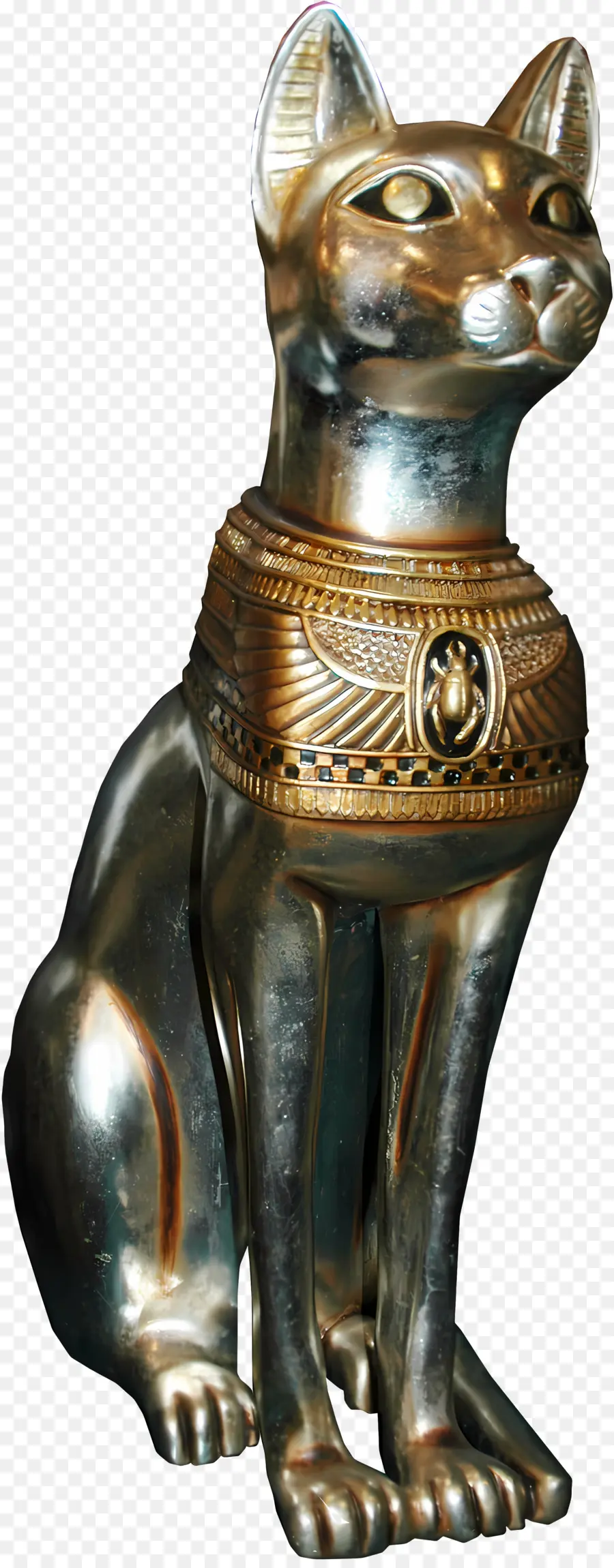 Egito，Estátua Do Gato Egípcio PNG