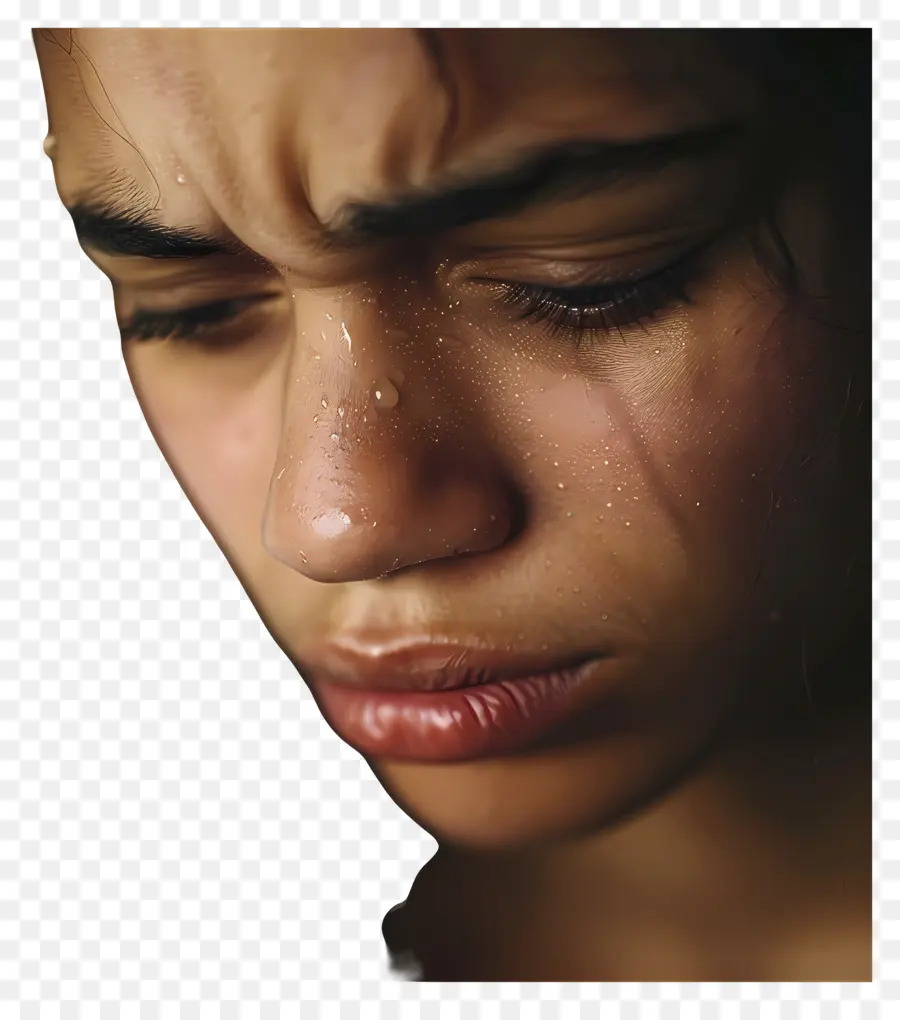 Crying Woman，Tristeza PNG