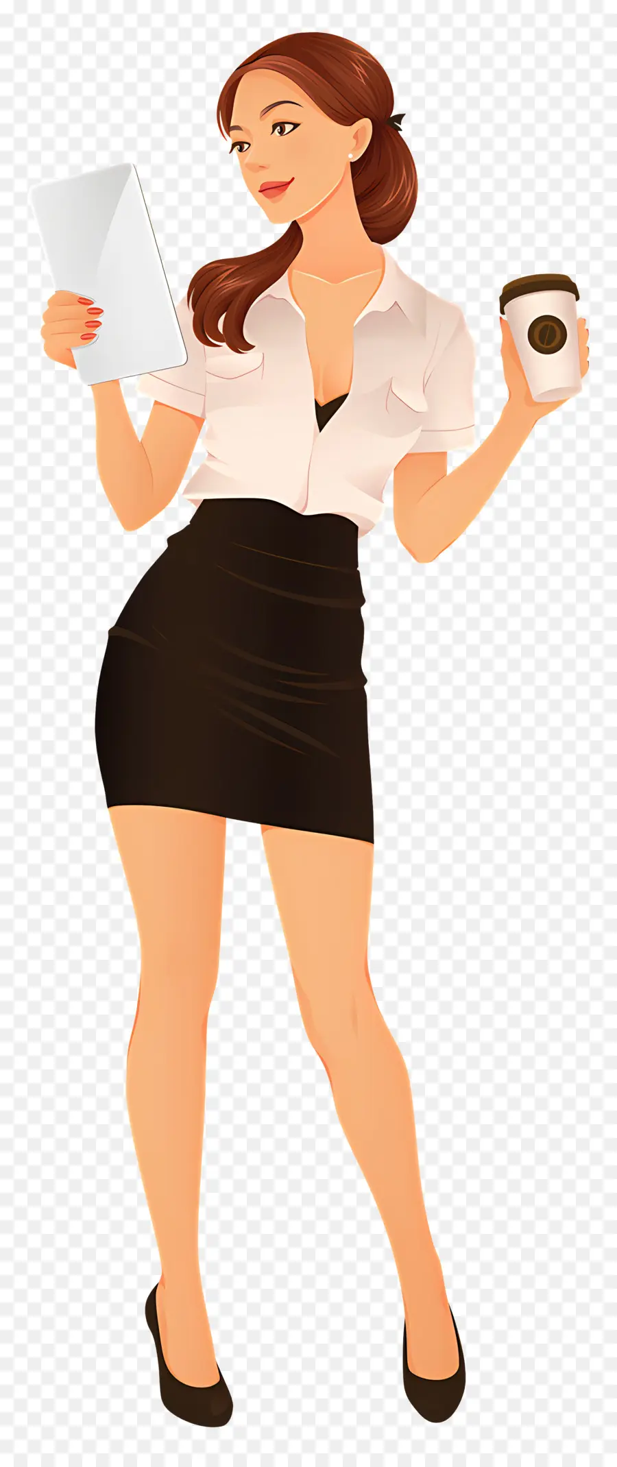 Office Lady，Mulher De Negócios PNG