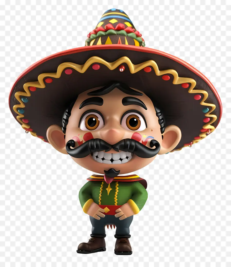 Cinco De Mayo，Personagem De Desenho Animado PNG