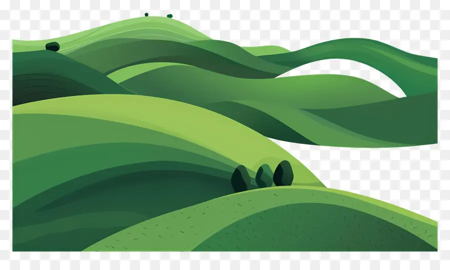 Colinas Verdes，Natureza PNG