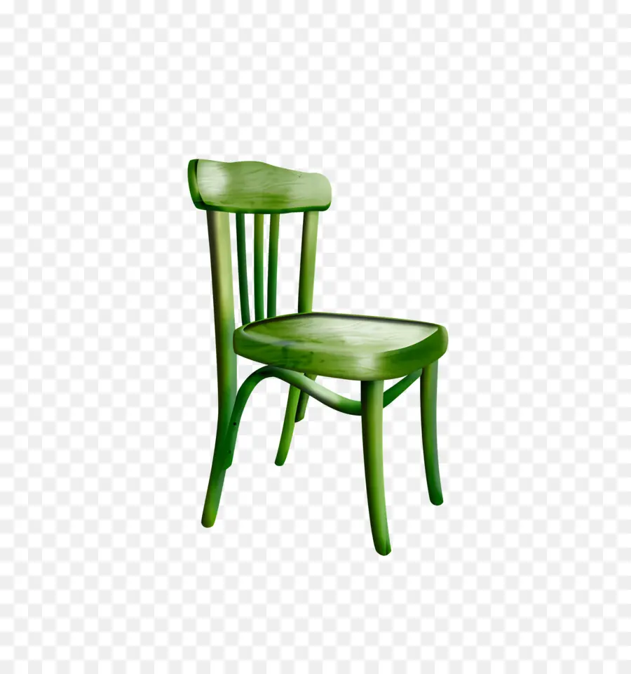 Cadeira，Cadeira De Madeira Verde PNG