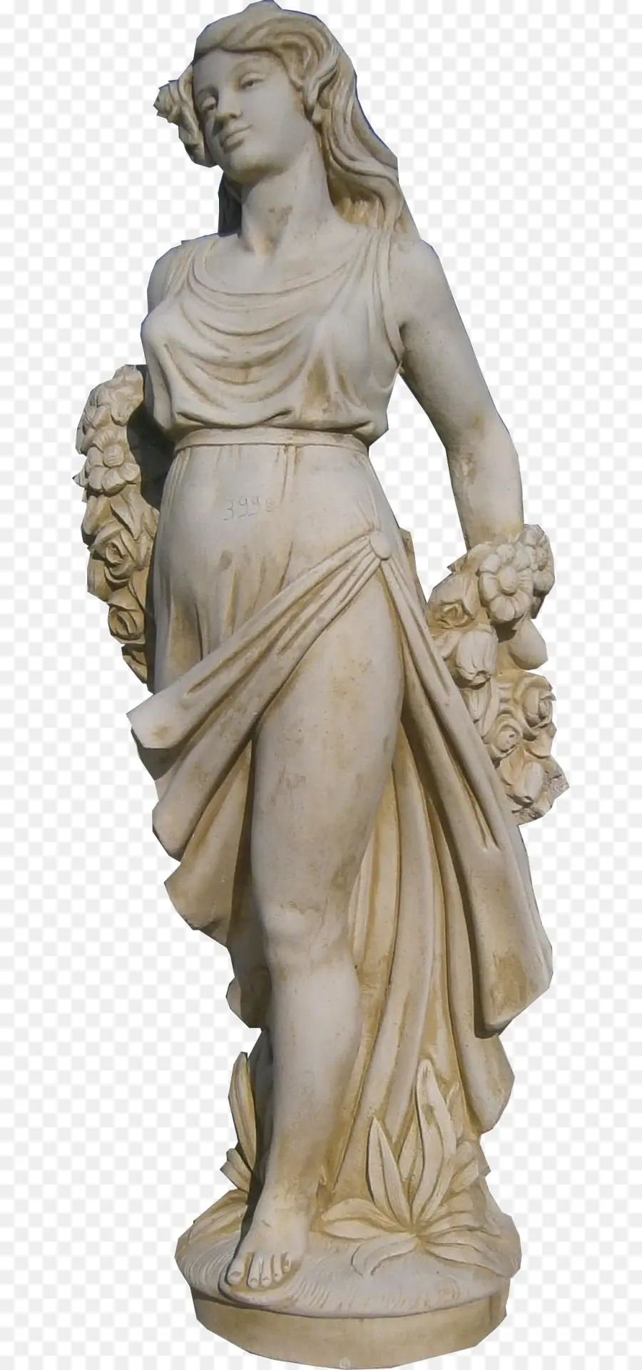 Ancient Greek，Estátua De Mármore Branco PNG