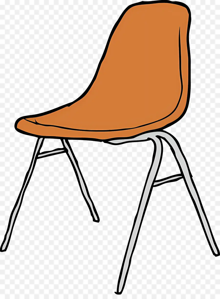 Cadeira，Cadeira Laranja PNG