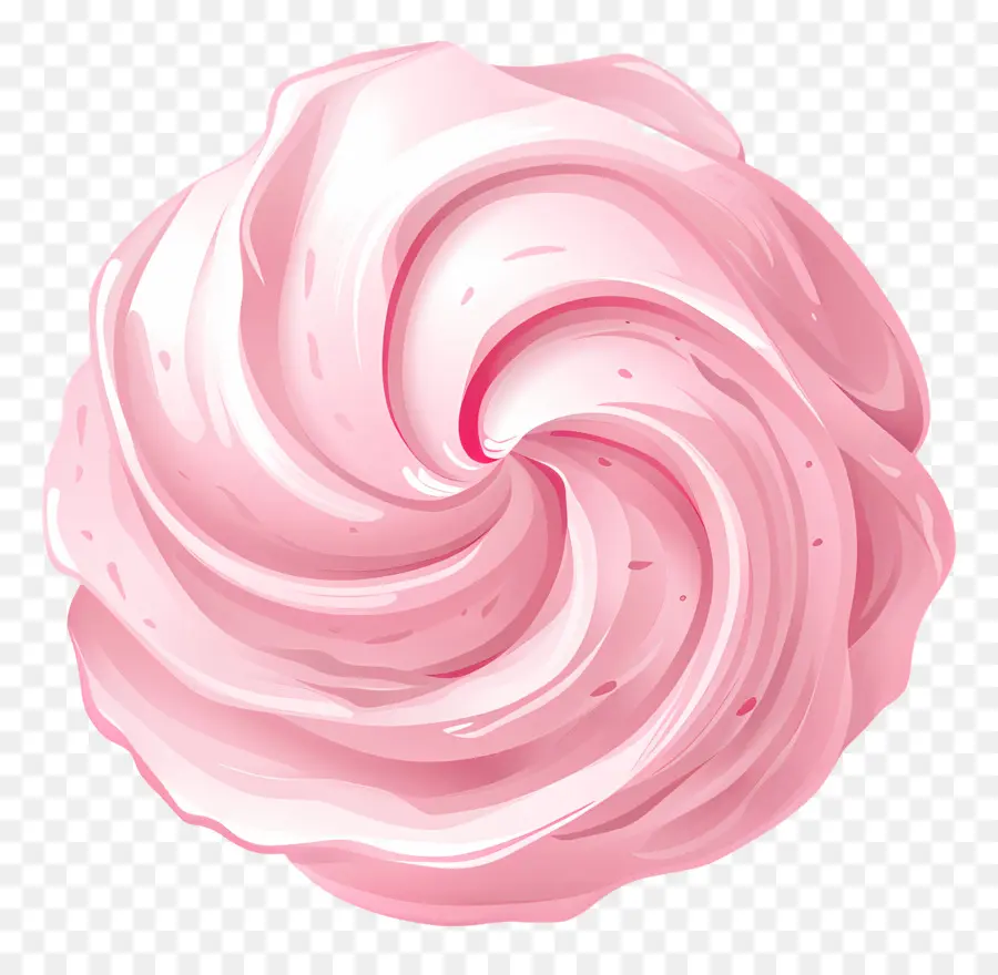 Biscoito De Merengue，Creme Rosa PNG