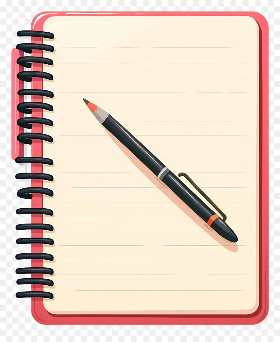 Caderno，Caneta PNG