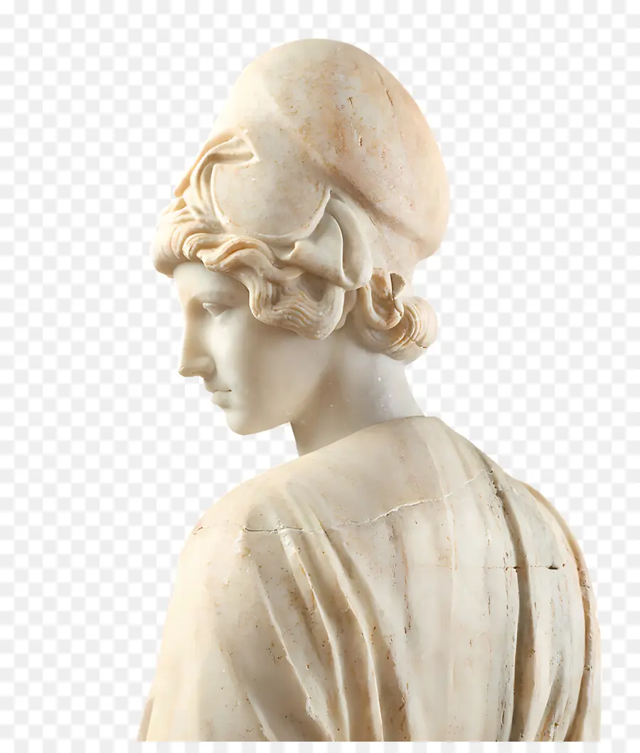 Ancient Greek，Estátua De Bust Woman Bust PNG