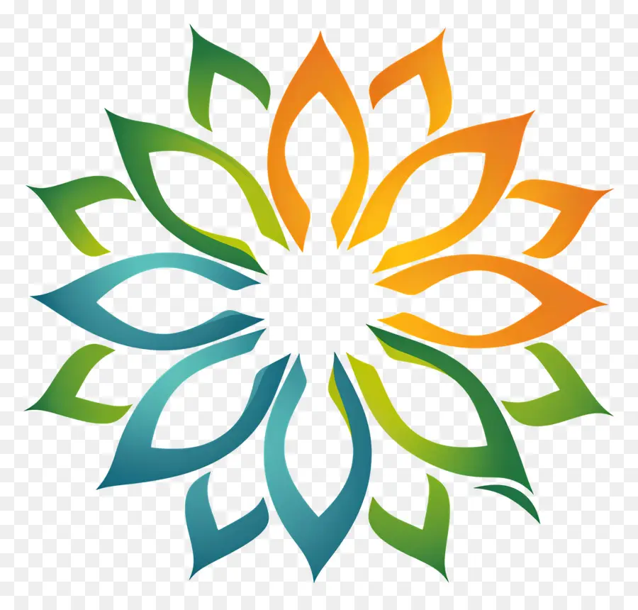 Dia De Renovação，Logo Com A Flor PNG