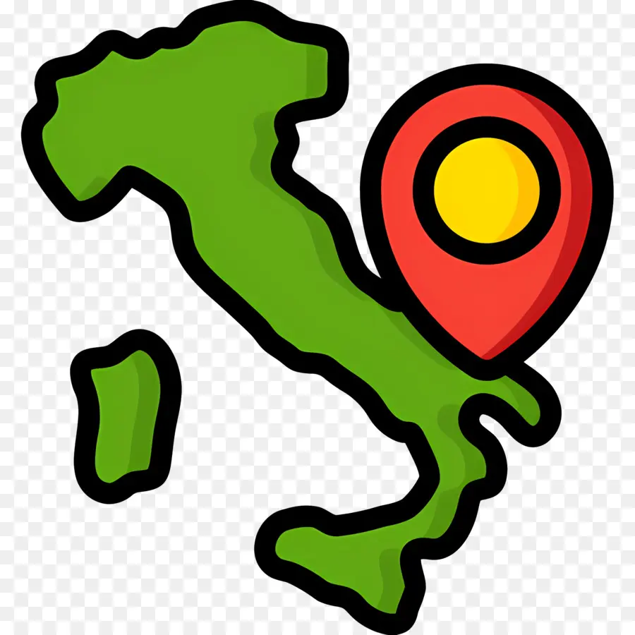 Itália Mapa，Bandeira Da Itália PNG