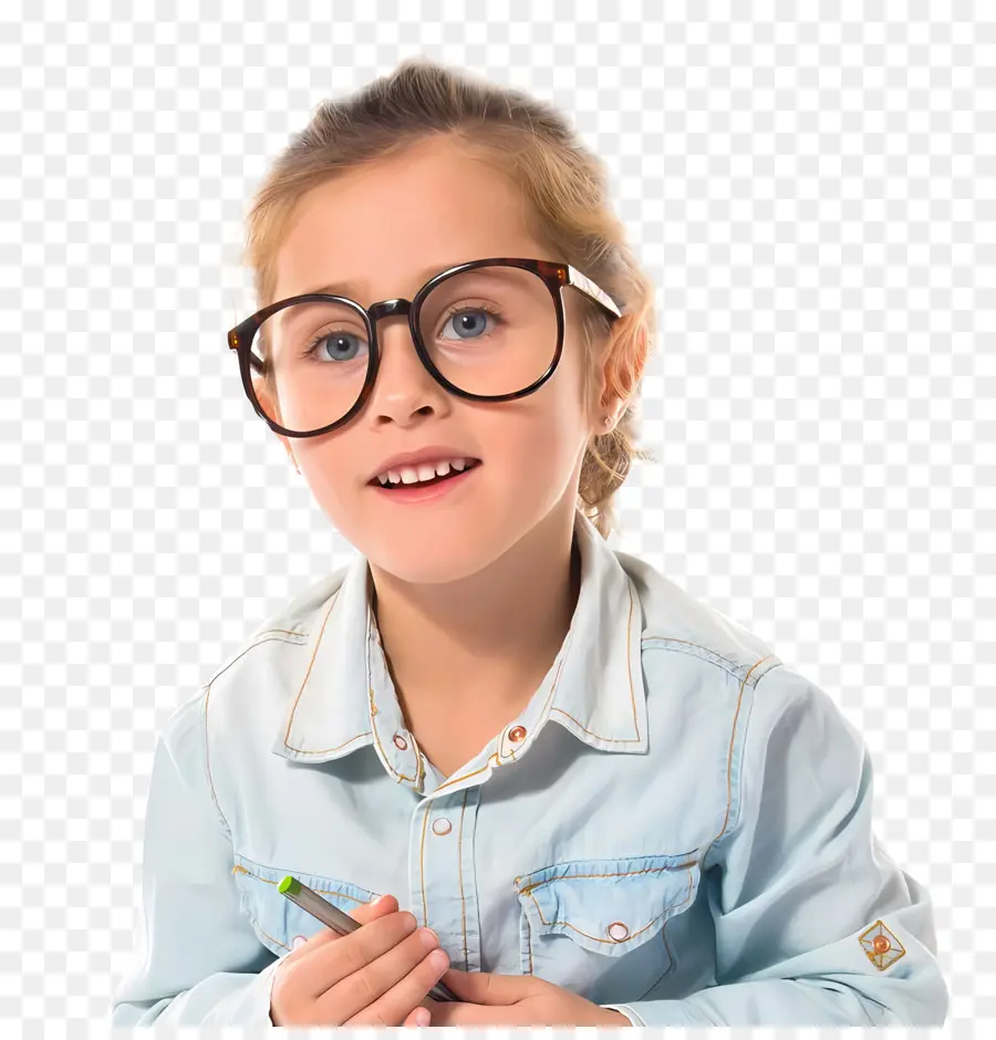 óculos，Criança PNG