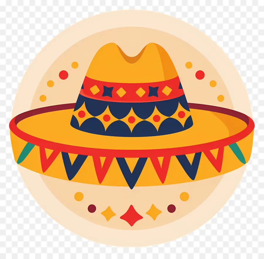 Cinco De Mayo，Sombrero Mexicano PNG