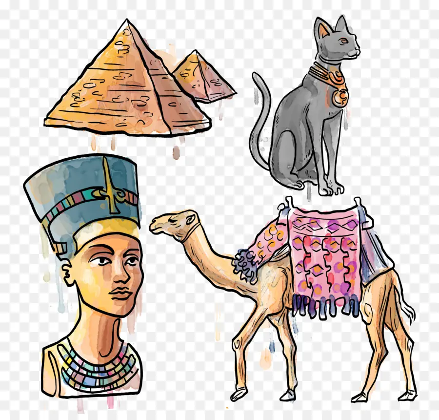 Egito，Figuras Egípcias PNG