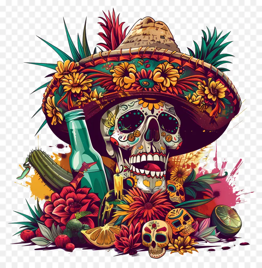 Cinco De Mayo，Dia Dos Mortos PNG