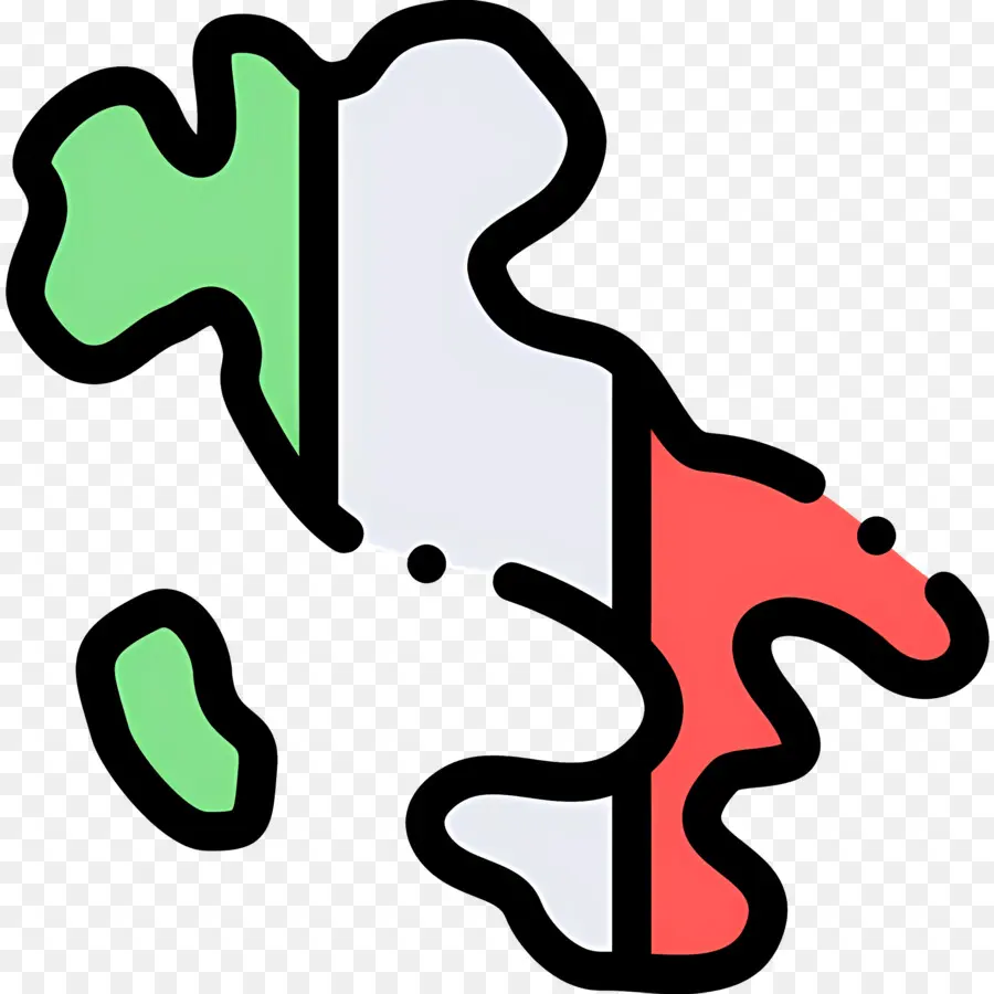 Itália Mapa，Itália PNG
