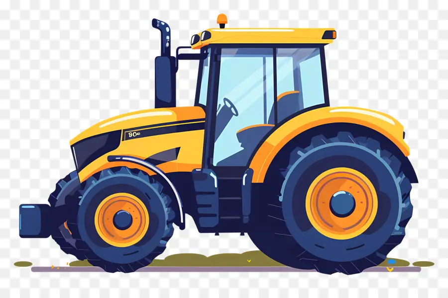 Traktor，Amarelo Trator PNG