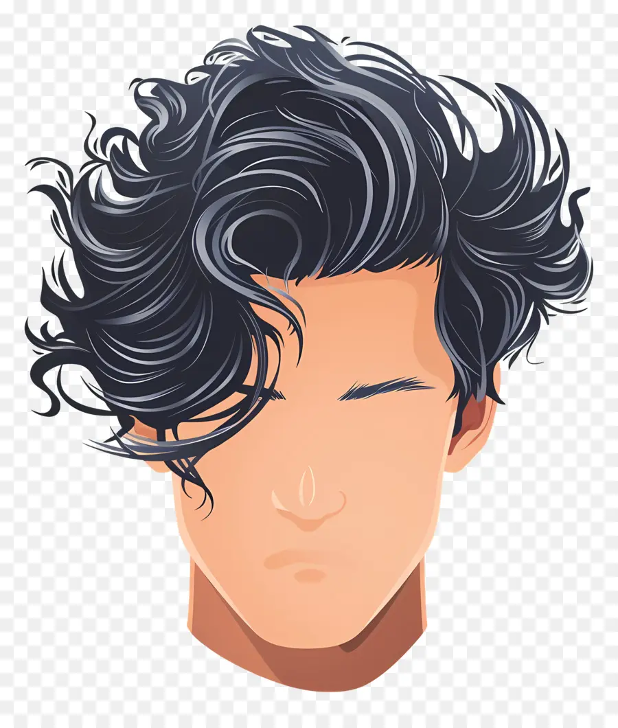 Homem Penteado，Cabelo Preto PNG