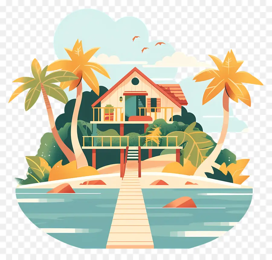 Lodge De Verão，Ilha Tropical PNG