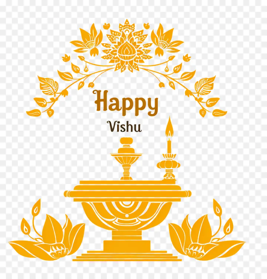 Feliz Vishu，Celebração PNG