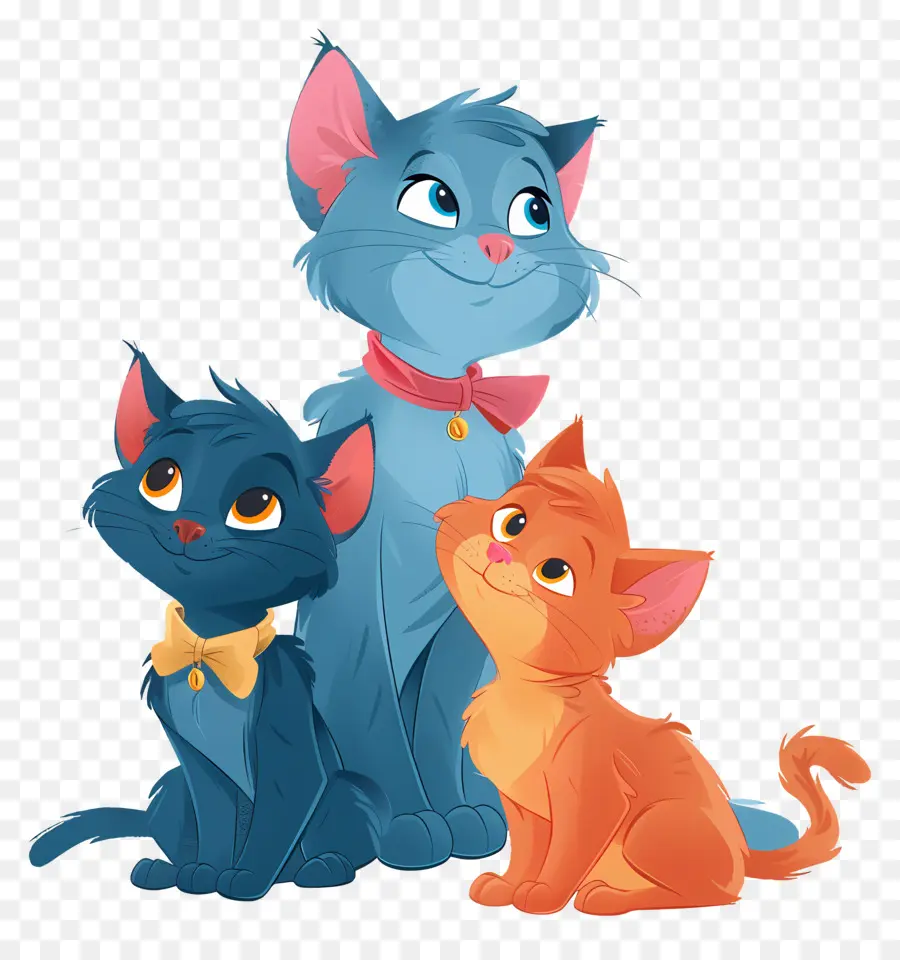 Aristogatos，Gatos De Desenho Animado PNG