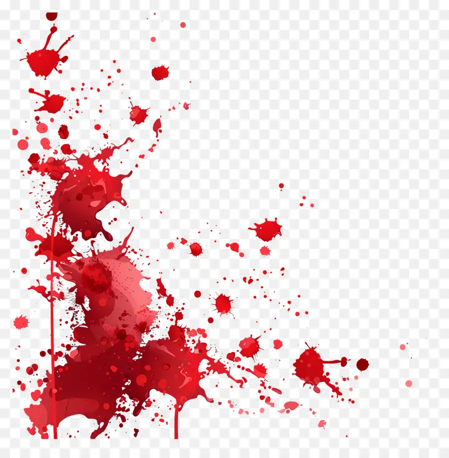 Sangue Ondular，Vermelho Paint Splatter PNG