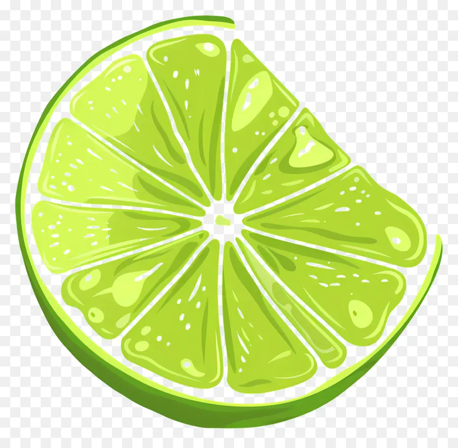 Limão Verde，Fatia De Limão PNG