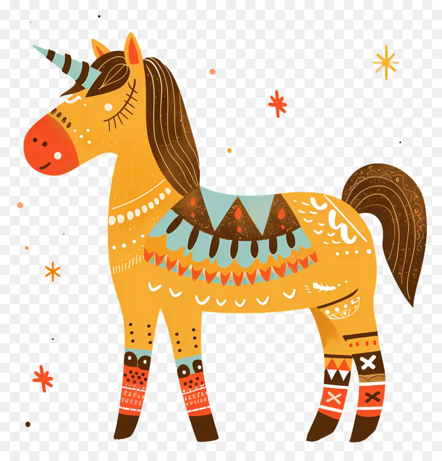 Bonito Cavalo，Cavalo De Ouro PNG
