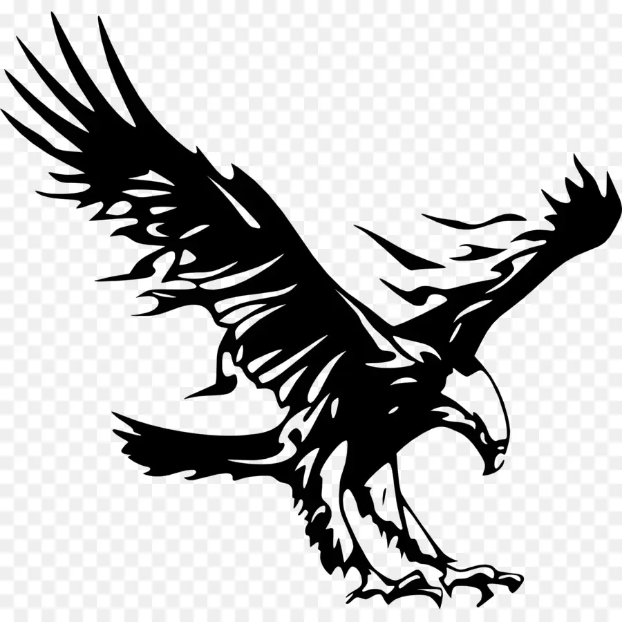 águias Logotipo，águia Silhueta PNG