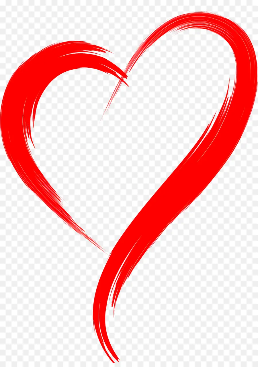 Amor，Coração Vermelho PNG