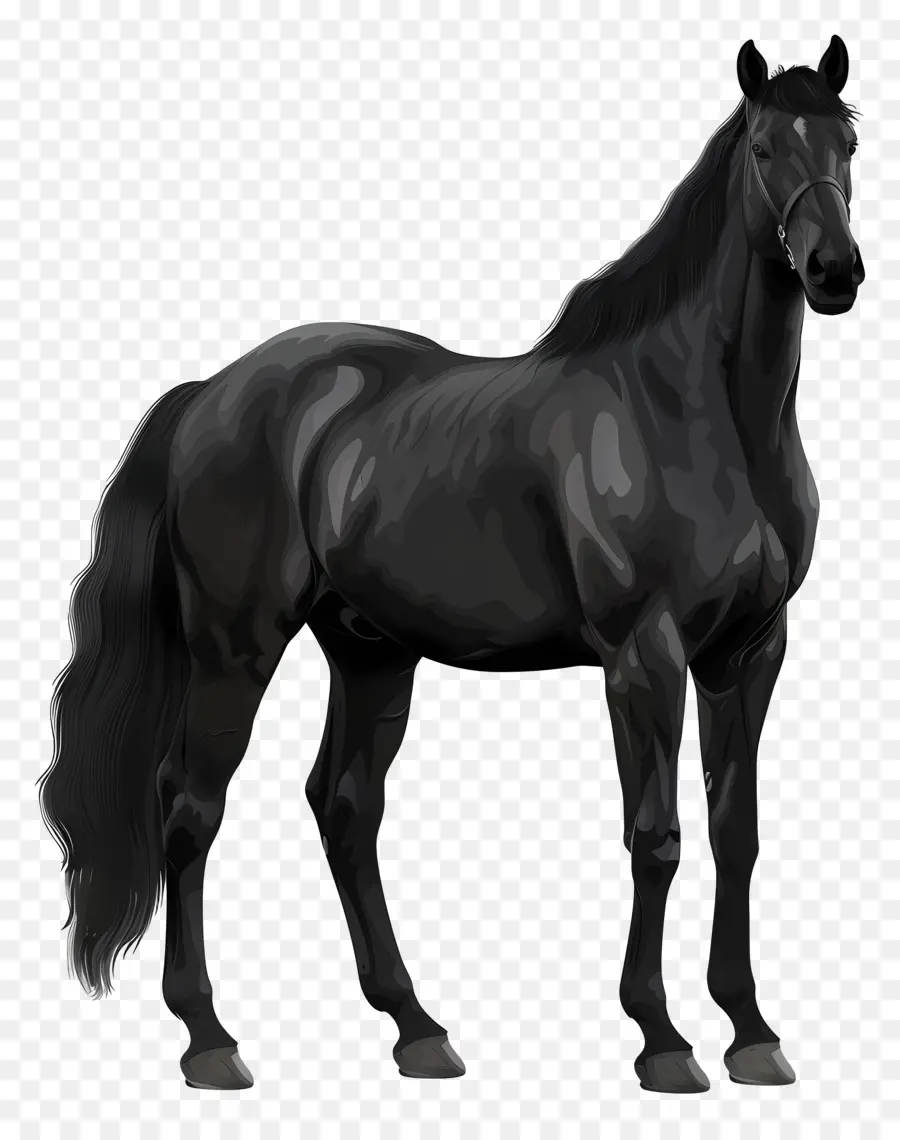 Cavalo Preto，Animais PNG