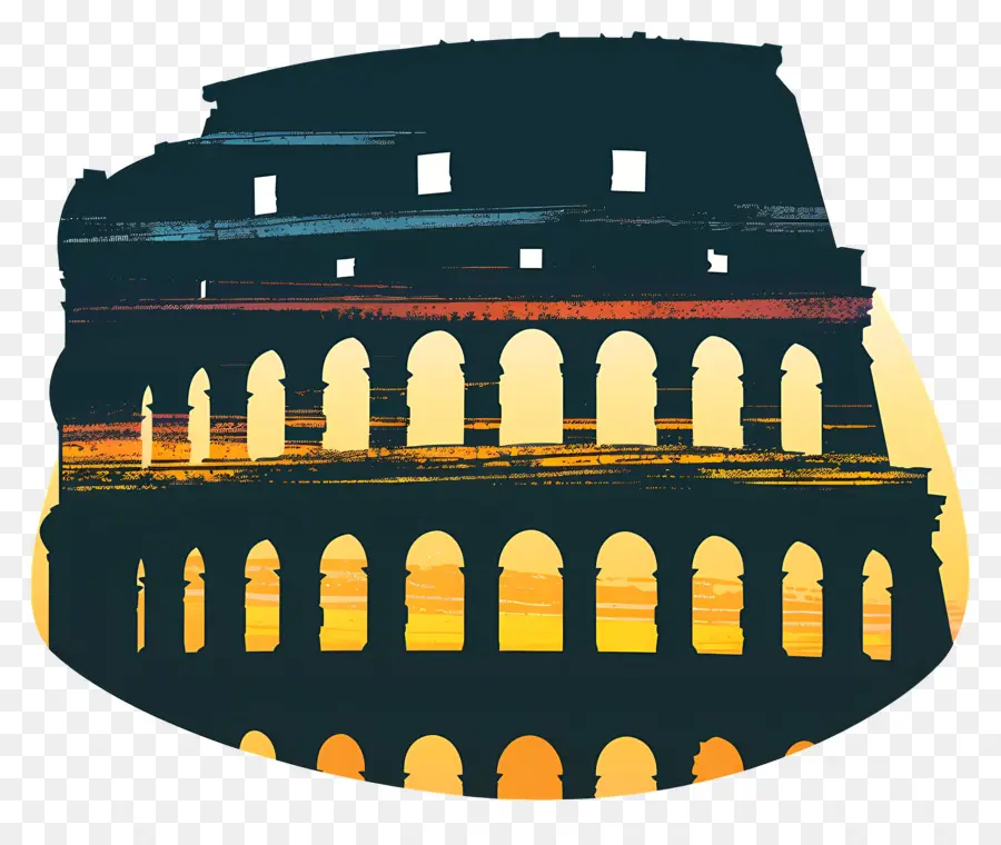 Itália Coliseu，Arch PNG
