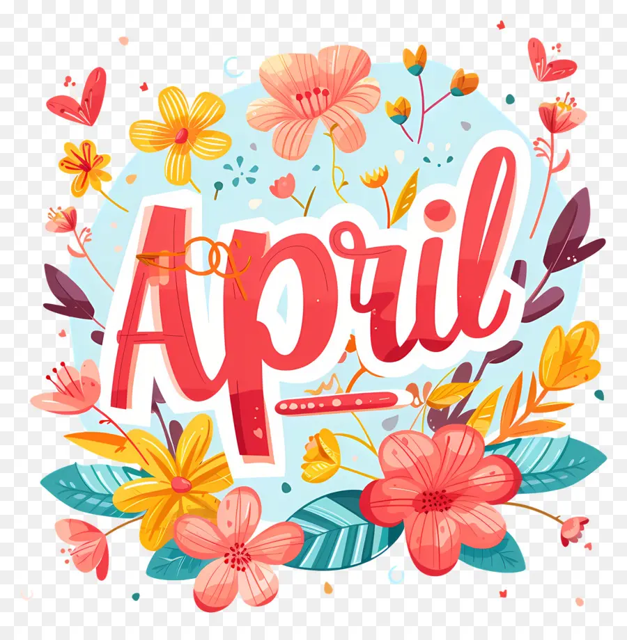 Olá Abril，Abril PNG