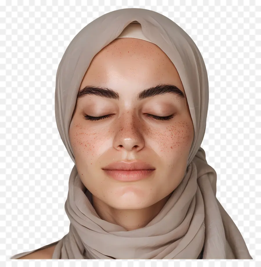 Hijab Mulher，Lenço Na Cabeça PNG