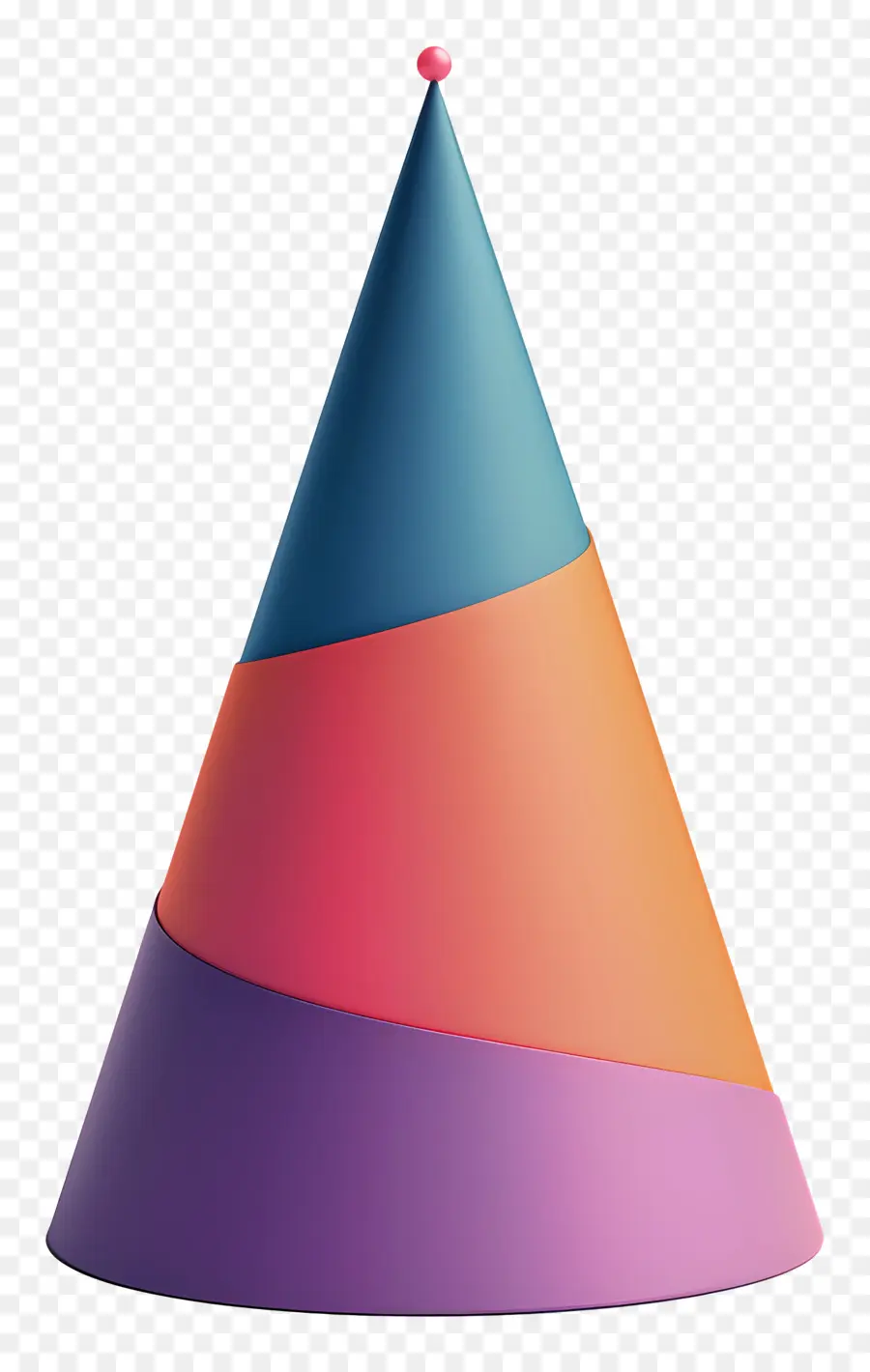 Chapéu De Festa，Cone Arco íris PNG