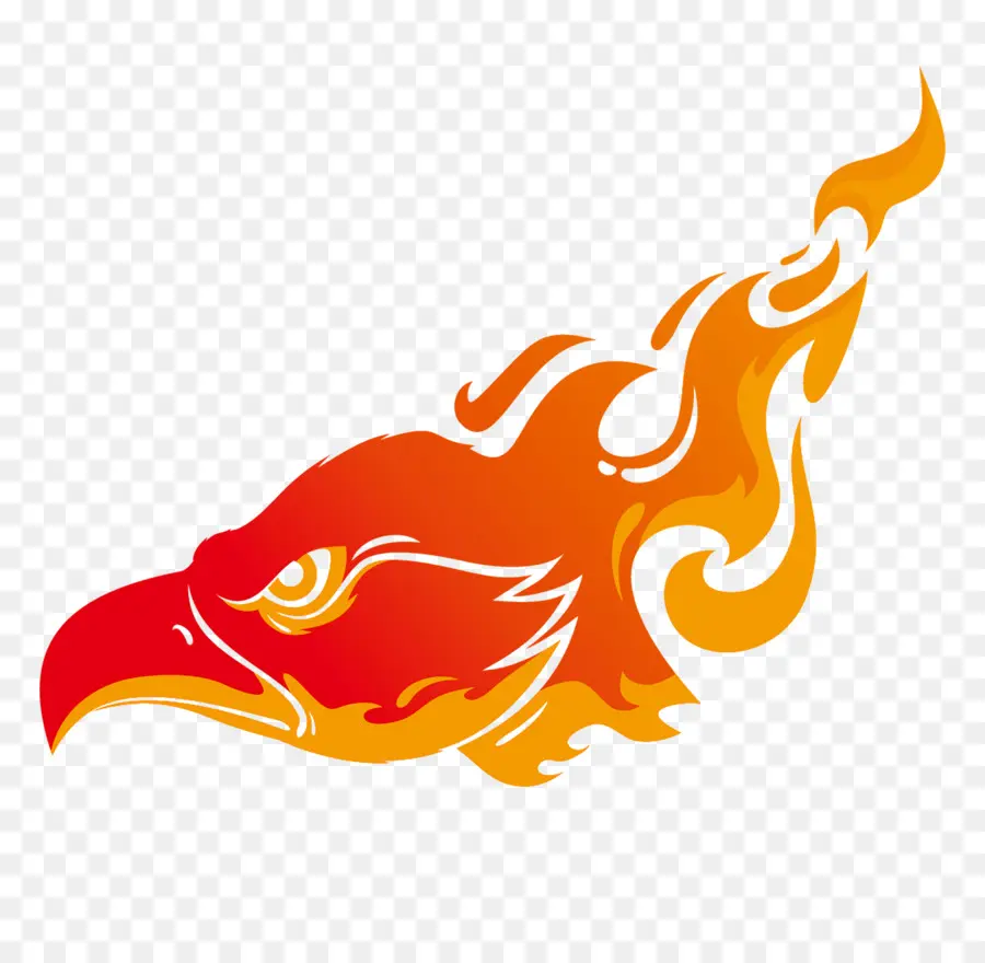 águias Logotipo，Pássaro Flamejante PNG