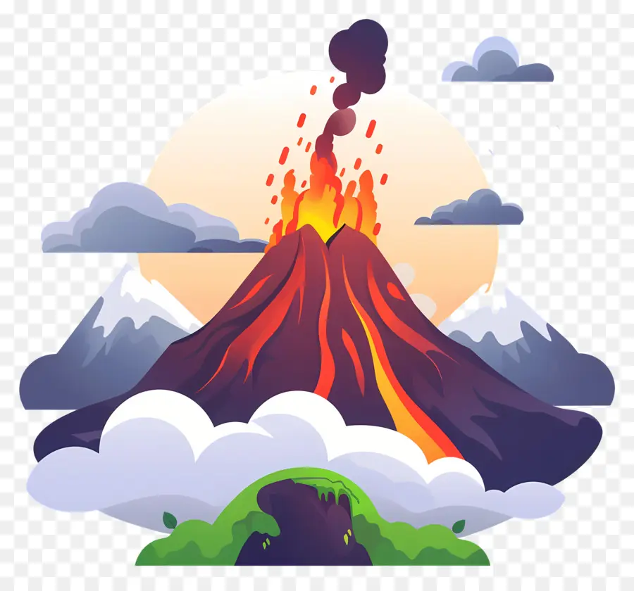 Vulcão，Erupção PNG