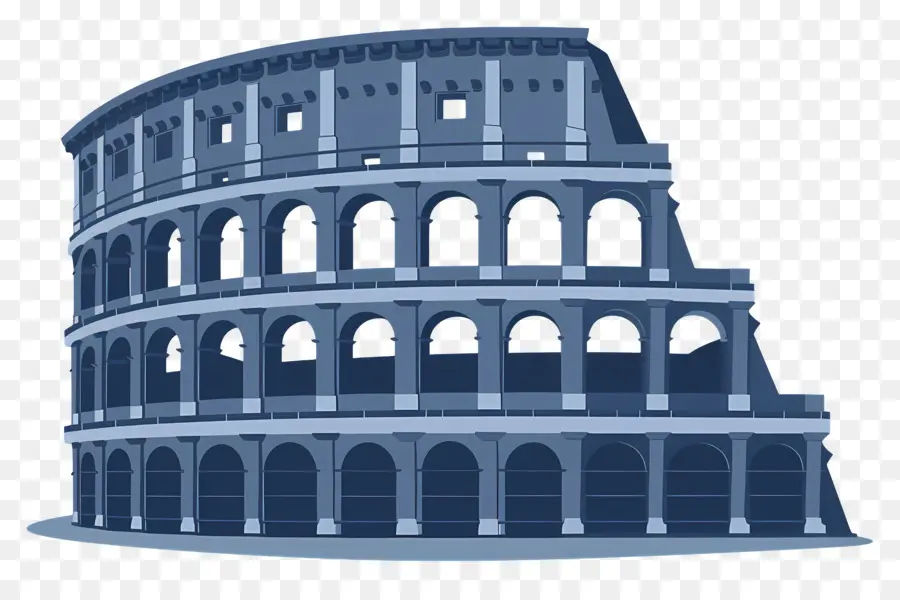 Itália Coliseu，Arquitetura De Pedra PNG