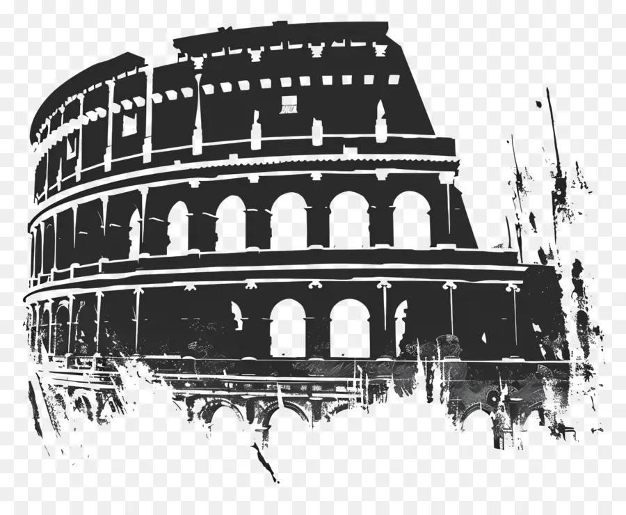 Itália Coliseu，Arquitetura Antiga PNG